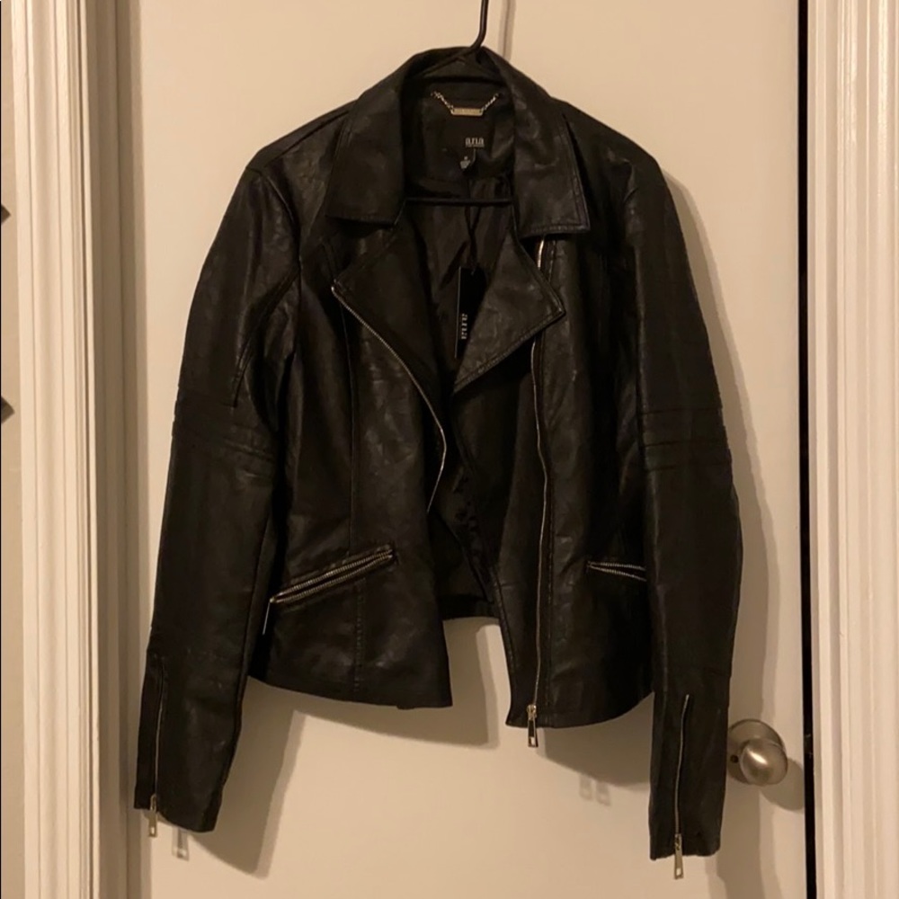 (Faux) Leather Jacket